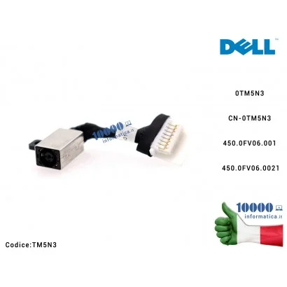 TM5N3 Connettore DC Power Jack DELL Latitude 3400 3500 5584 TM5N3 0TM5N3 CN-0TM5N3 450.0FV06.001 450.0FV06.0021