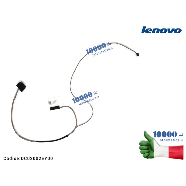 Cavo Flat LCD LENOVO Tianyi 310-14ISK 310-14IKB IdeaPad E41-10 (80U5) E41-15 (80U6) E41-20 (81FT) E41-25 (81FS) E41-35 (81RH) DC02002EY00 BIWP4 EDP CABLE 5C10L58167 FRU5C10L58167 5C10U98439 FRU5C10U98439