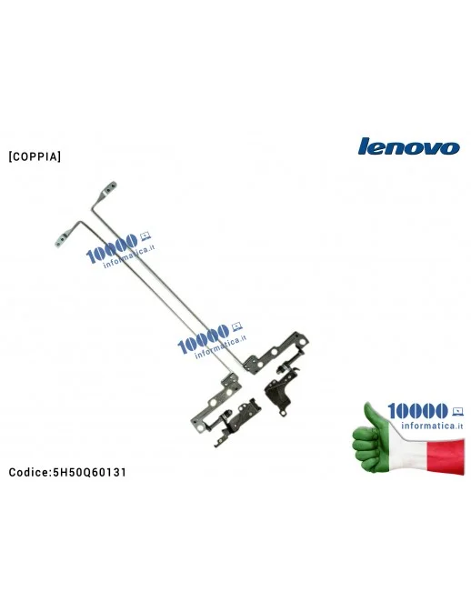 5H50Q60131 Cerniere Hinges LENOVO V130-15 V330-15 V130-15IKB V130-15IGM V130-15IKB V130-15ISK V330-15ISK V330-15IKB [COPPIA] ...