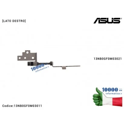 13NB0GF0M03011 Cerniera Hinge [DX] ASUS S410 A411 F411 K410 P1410 S401 S410QA S410U S410UA S410UF S410UN S410UQ X411 X411Q X4...