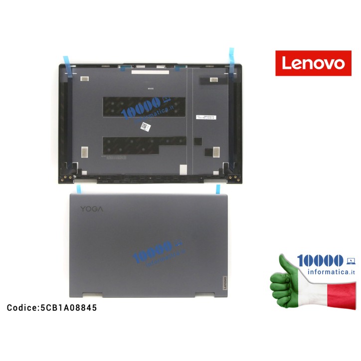 Cover LCD LENOVO [Grigio Ardesia] Yoga 7-14ITL5 (82BH) 7-14ACN6 (82N7) [Slate Grey] [SG] 5CB1A08845 FRU5CB1A08845 AM1RW000G10
