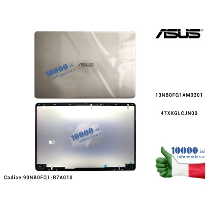 Cover LCD ASUS VivoBook X510 S510 F510 S510U S510UA S510UN X510U X510UA X510UN X510UR F510U (ICICLE GOLD) 13NB0FQ1AM0201 47XKGLCJN00 90NB0FQ1-R7A010