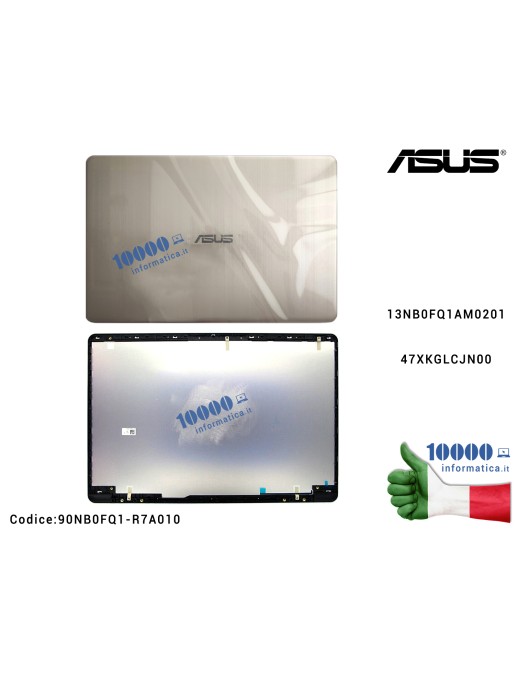 90NB0FQ1-R7A010 Cover LCD ASUS VivoBook X510 S510 F510 S510U S510UA S510UN X510U X510UA X510UN X510UR F510U (ICICLE GOLD) 13N...