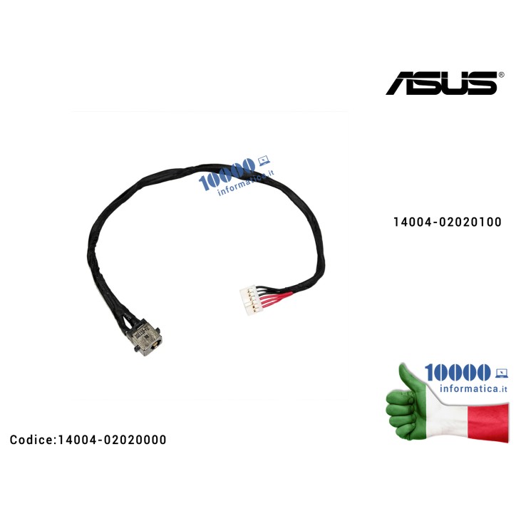 Connettore DC Power Jack PJ721 ASUS X751 X751M F751LD X751 F751 F751L 14004-02020000 14004-02020100