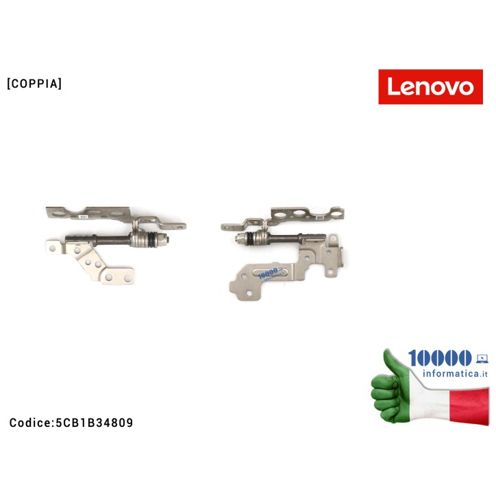 Cerniere Hinges LENOVO ThinkBook 15 G2 ITL (20VE) 15 G3 ACL (21A4) 15 G2 ARE (20VG) [COPPIA] 5H50S28995 FRU5H50S28995  Cerniera 