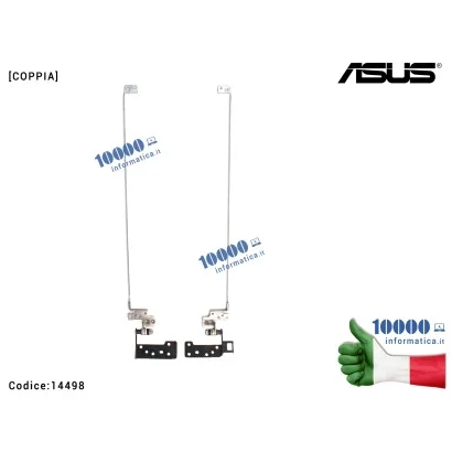 14498 Cerniere Hinges ASUS ROG Strix FX753 GL753 GL753VD GL753VE ZX73V FX73V FX753V [COPPIA]