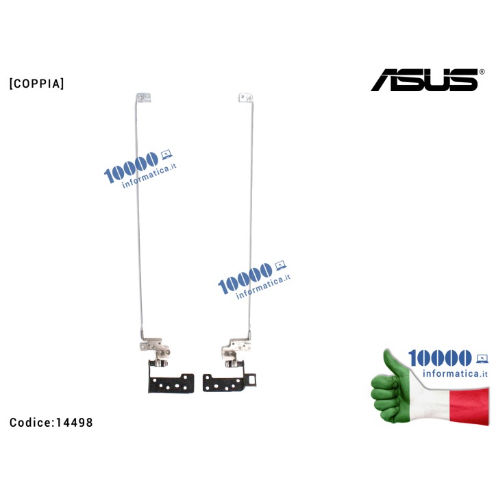 Cerniere Hinges ASUS ROG Strix FX753 GL753 GL753VD GL753VE ZX73V FX73V FX753V [COPPIA]