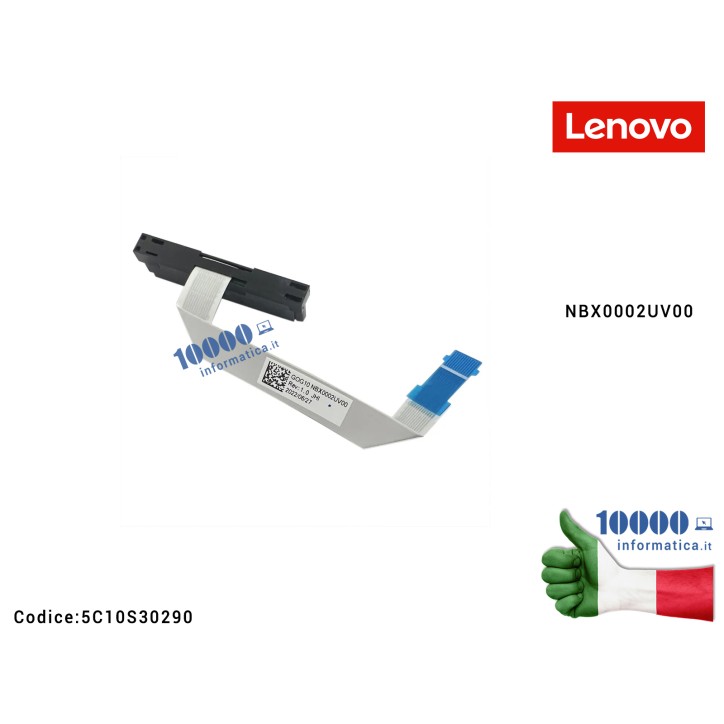 Cavo Connettore FFC Hard Disk HDD LENOVO IdeaPad Gaming 3-15IHU6 (82K1) 3-15ACH6 (82K2) 3-15IHU6 (82MG) NBX0002UV00 5C10S30290 FRU5C10S30290