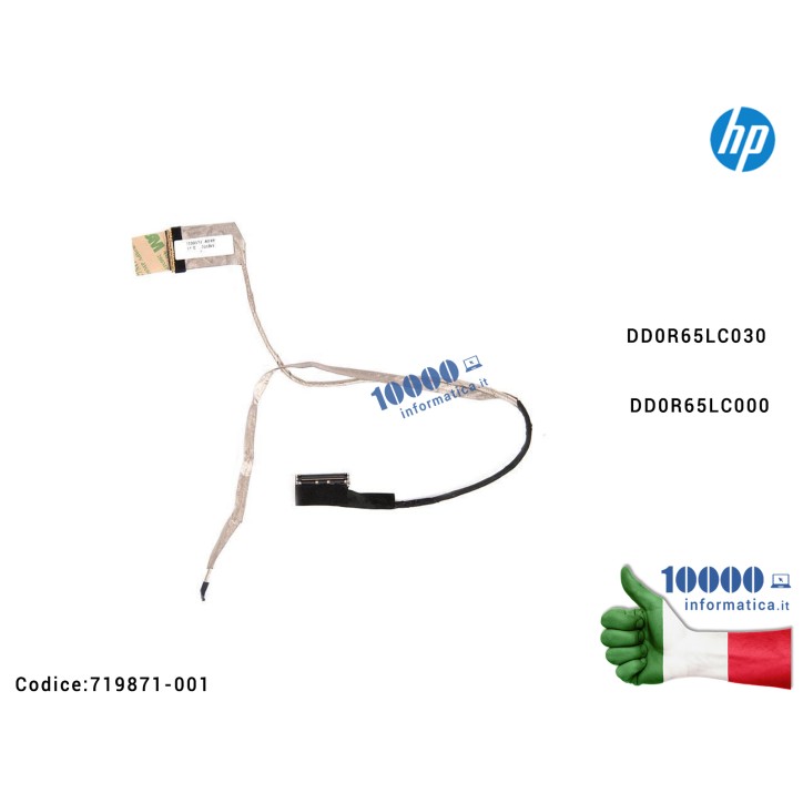 Cavo Flat LCD HP Pavilion 15-E series 719871-001 DD0R65LC030 DD0R65LC000