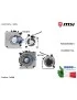 14508 Ventole Dual Fan MSI Katana GF66 GF76 11SC 11UC 11UD 11UE MS-1582 (Coppia) Ventola di Raffreddamento Fan CPU+GPU MSI Ka...