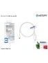 ES80108 Alimentatore da Auto MicroUSB [5V 2,1A 10,5W ] eSTUFF [BIANCO] (1 mt) Caricabatteria per Accendisigari Macchina Car C...