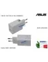 0A001-00502800 Alimentatore USB ASUS [18W 9V 2A] [10W 5V 2A] AD2068020 (BIANCO) ZenFone 3 Deluxe ZS550KL (Z01FD) ZS570KL (Z01...