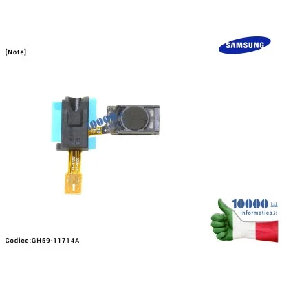 GH59-11714A Altoparlante Speaker Orecchio Ear Audio Jack SAMSUNG Galaxy Note GT-N7000 GH59-11714A Cassa