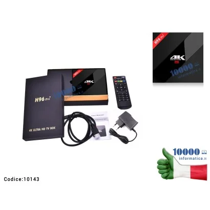 10143 Android Box TV H96 PRO + Plus Amlogic S-912 Octa Core 3G+32G Dual WIFI 1Gbps 4K H.265 OTG BT Smart TV