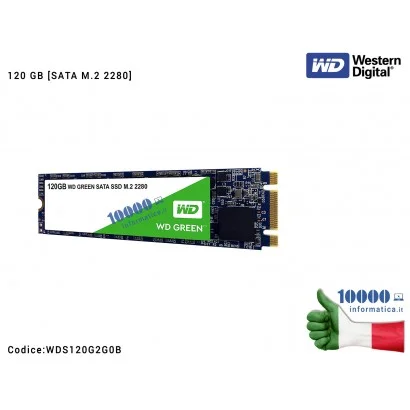WDS120G2G0B HARD DISK M.2 2280 SSD 120GB WD Green PC SSD WDS120G2G0B