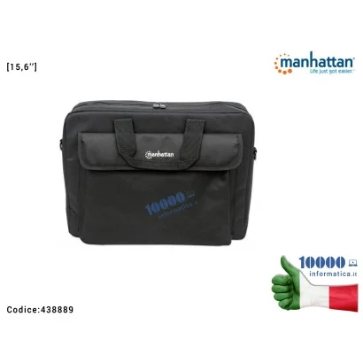 438889 Borsa per Notebook 15,6'' MANHATTAN London [NERO]