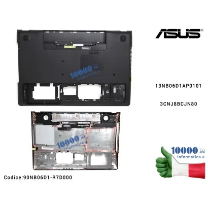 90NB06D1-R7D000 Bottom Case Cover Lower Inferiore ASUS N56JK 13NB06D1AP01013CNJ8BCJN80