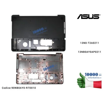 90NB0AY0-R7D010 Bottom Case Cover Lower Inferiore ASUS VivoBook Pro N752V N752VX 13NB0AYAP0211 13N0-T2A0211