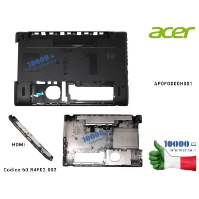 60.R4F02.002 Bottom Case Scocca Inferiore ACER Aspire 5252 5253 5336 5552 5736 5742 (HDMI) Lower Case AP0FO000H001 Gateway NV...