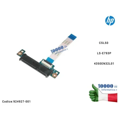 924927-001 Cavo Connettore Hard Disk HDD SATA HP Pavilion 15-BS 15-BW 250 G6 255 G6 TPN-C129 TPN-C130 15-DA 15G-BR 15Q-BU 15Q...