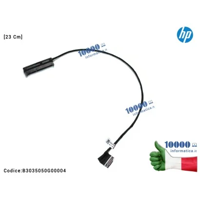 B3035050G00004 Cavo Connettore Secondo Hard Disk HDD SATA HP Pavilion DV6-6000 DV7-6000 DM4-3000 [23 cm] 641306-001