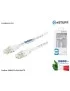 ES84530-2M-WHITE Cavo di Rete RJ45 Ethernet Gigabit eSTUFF [Lunghezza 2m] UTP CAT 5e 10/100/1000 Mbits Cavo Patch LAN (maschi...