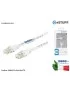 ES84530-3M-WHITE Cavo di Rete RJ45 Ethernet Gigabit eSTUFF [Lunghezza 3m] UTP CAT 5e 10/100/1000 Mbits Cavo Patch LAN (maschi...