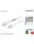 ES84530-7,5M-WHITE Cavo di Rete RJ45 Ethernet Gigabit eSTUFF [Lunghezza 7,5m] UTP CAT 5e 10/100/1000 Mbits Cavo Patch LAN (ma...