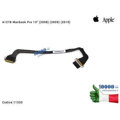 11333 Cavo Flat Display LCD Cable APPLE A1278 MacBook Pro 13" (2008) (2009) (2010)