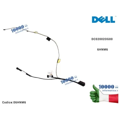 06HNM6 Cavo Flat LCD DELL ChromeBook 11 3180 3189 DC02002OG00 6HNM6 06HNM6 CN-06HNM6