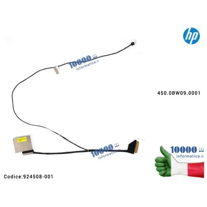 924508-001 Cavo Flat LCD HP Pavilion 15-BR 15-BR077NR NBA15 HD Cable 450.0BW09.0001 924508-001