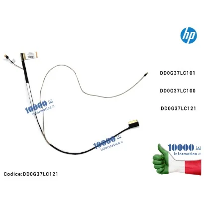 DD0G37LC121 Cavo Flat LCD HP Pavilion 17-AB 17-AB250SA G37LC121 DD0G37LC101 DD0G37LC100 DD0G37LC121 17-W 17-W120TX 17-W220TX ...