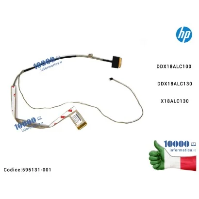 595131-001 Cavo Flat LCD HP Pavilion 17-G Series DDX18ALC100 DDX18ALC130 X18ALC130