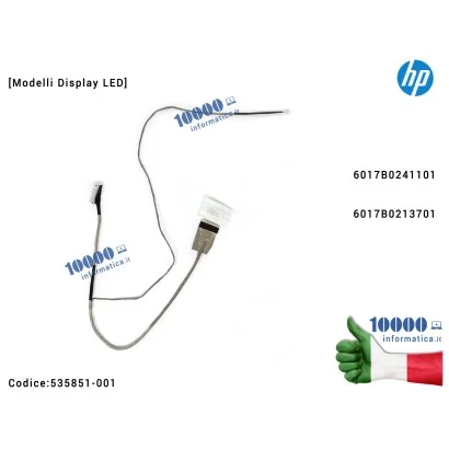 535851-001 Cavo Flat LCD HP ProBook 4410S 4411S 4510S 4416S [LED] 6017B0241101 6017B0213701