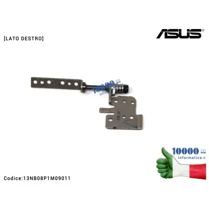 13NB08P1M09011 Cerniera Hinge [DX] ASUS K501L K501LB K501LX K501U K501UQ K501UW K501UX [LATO DESTRO]