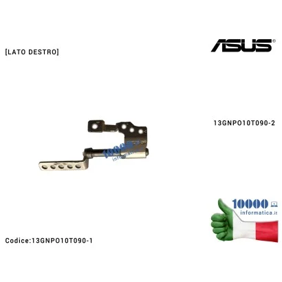 13GNPO10T090-1 Cerniera Hinge [DX] ASUS ZenBook UX32A UX32LA UX32LN UX32VD [LATO DESTRO] 13GNPO10T090-2