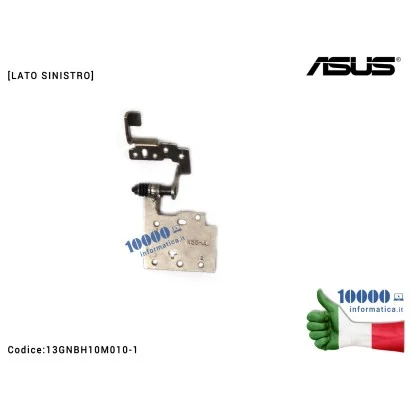 13GNBH10M010-1 Cerniera Hinge [SX] ASUS X55A X55C X55U X55V X55VD [LATO SINISTRO] 13GNBH10M010 13GNBH10M010-1