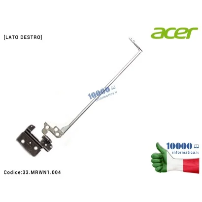 33.MRWN1.004 Cerniera [DX] Hinge ACER Aspire ES1-512 ES1-531 ES1-571 PACKARD BELL EasyNote TG71BM TG81BA GATEWAY NE512 [LATO ...