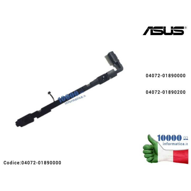 Altoparlanti Speaker ASUS A556U A556 VM591U F556U X556U K556U FL5900U 04072-0189010004072-01890200 Altoparlanti Speaker ASUS A556U A556 VM591U F556U X556U K556U FL5900U 04072-0189010004072-01890200