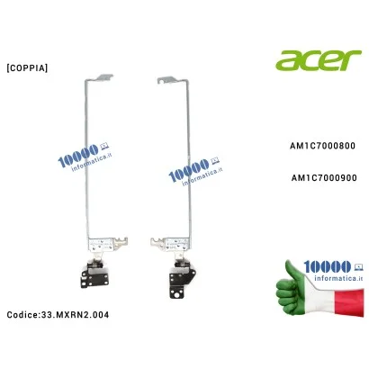 33.MXRN2.004 Cerniere Hinges ACER Aspire E5-422 E5-422G E5-432 E5-432G E5-473 E5-474 E5-474G TravelMate TMP248-M TMP248-MG [C...