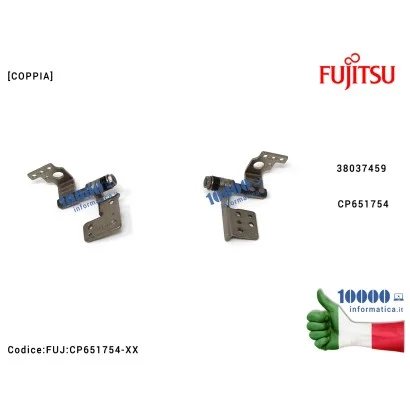 FUJ:CP651754-XX Cerniere Hinges LCD FUJITSU LifeBook A544 A514 [COPPIA] 38037459 CP651754