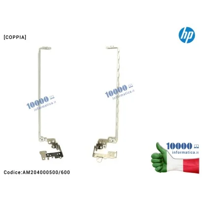 925297-001 Coppia Cerniere Hinges per Notebook HP 15-BS, 15-BW, 250 G6, 255 G6 925297-001 Cerniere Hinges LCD HP 15-BS 15-BW ...