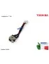 PJ340 Connettore DC Power Jack PJ340 TOSHIBA Portege Z830 Z835 Z930 Z935