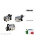 12033-00010100 Connettore DC Power Jack PJ981 [3P corto] ASUS F556L F556U X556 X456U X456UV X556UA X556UB X556UJ X556UV 12033...