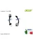 50.MQKN1.001 Connettore di Alimentazione DC Power Jack (90W) ACER Aspire VN7-571G [7,5Cm] 50.MQKN1.001