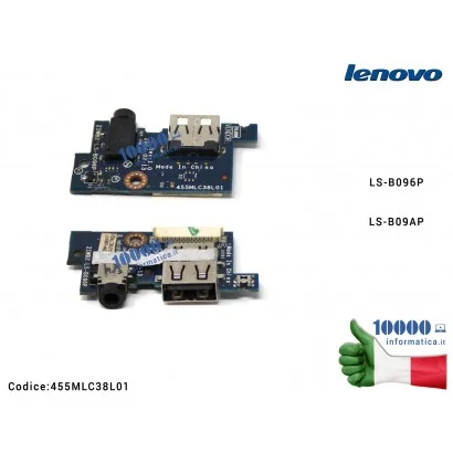 USB Board LENOVO IdeaPad 305 B40-30 B50-70 B50-80 B50-30 B40-45 B40-70 305-15IBD 305-15IBY LS-B096P LS-B09AP 455MLC38L01