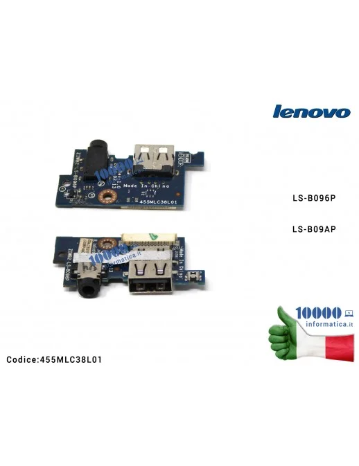 455MLC38L01 USB Board LENOVO IdeaPad B50-70 B50-80 B50-30 B40-45 B40-70 305-15IBD 305-15IBY LS-B096P LS-B09AP 455MLC38L01