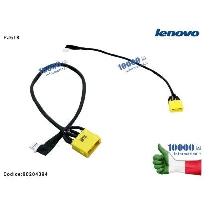 90204394 Connettore di Alimentazione DC Power Jack PJ618 LENOVO Yoga 2 Pro 13 DC30100KP00 DC30100KPOO