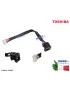 PJ983 Connettore di Alimentazione DC Power Jack PJ983 TOSHIBA Satellite Pro S500 S500-12H S500-12U S500-156