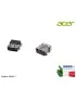 USB011 Connettore Porta USB 2.0 Tipo A Femmina (4 PIN) [1 PZ] ACER Aspire NAV51 350 EM350 5741 5742G 5742GZG 5552G 5251